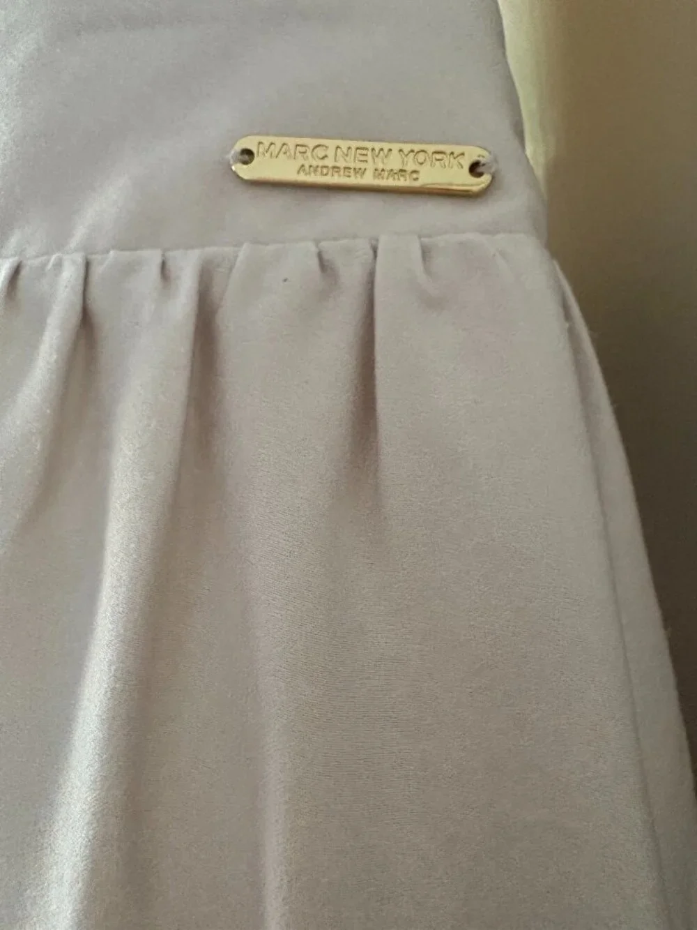 Marc New York Blush Sateen Peasant Maxi Midi Skirt Tiered Coquette Small